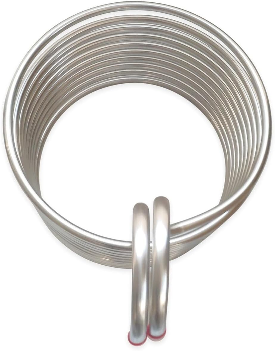 Stainless Steel Beer Cooling Coil, 3/8" Immersion Wort Chiller Pipe Spiral Pipe Homebrew Chiller