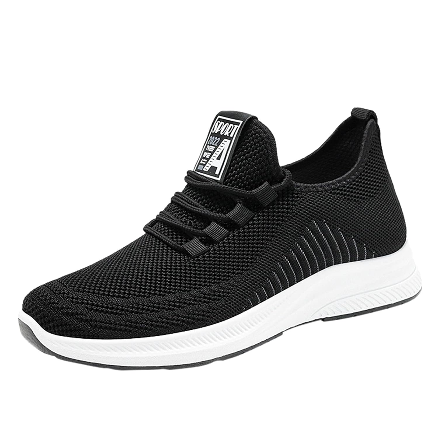 Mens Running Shoes Comfy Slip On Tennis Walking Sneakers Lightweight 2026 Fashion Casual Sport Shoes