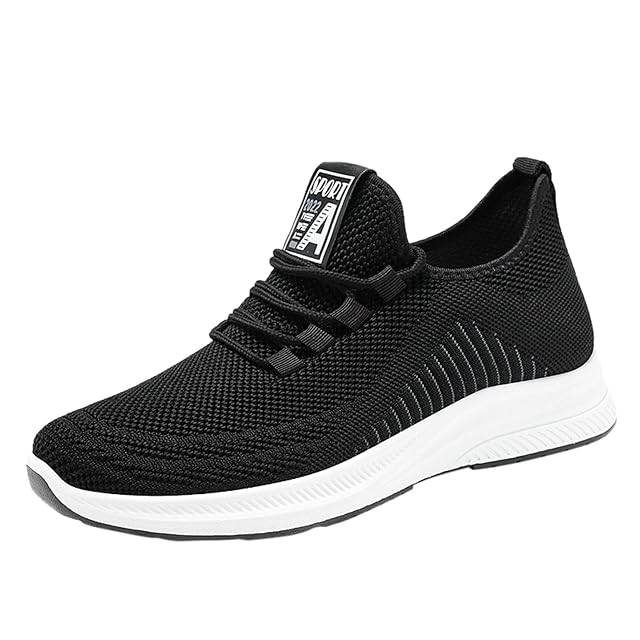 Mens Running Shoes Comfy Slip On Tennis Walking Sneakers Lightweight 2026 Fashion Casual Sport Shoes