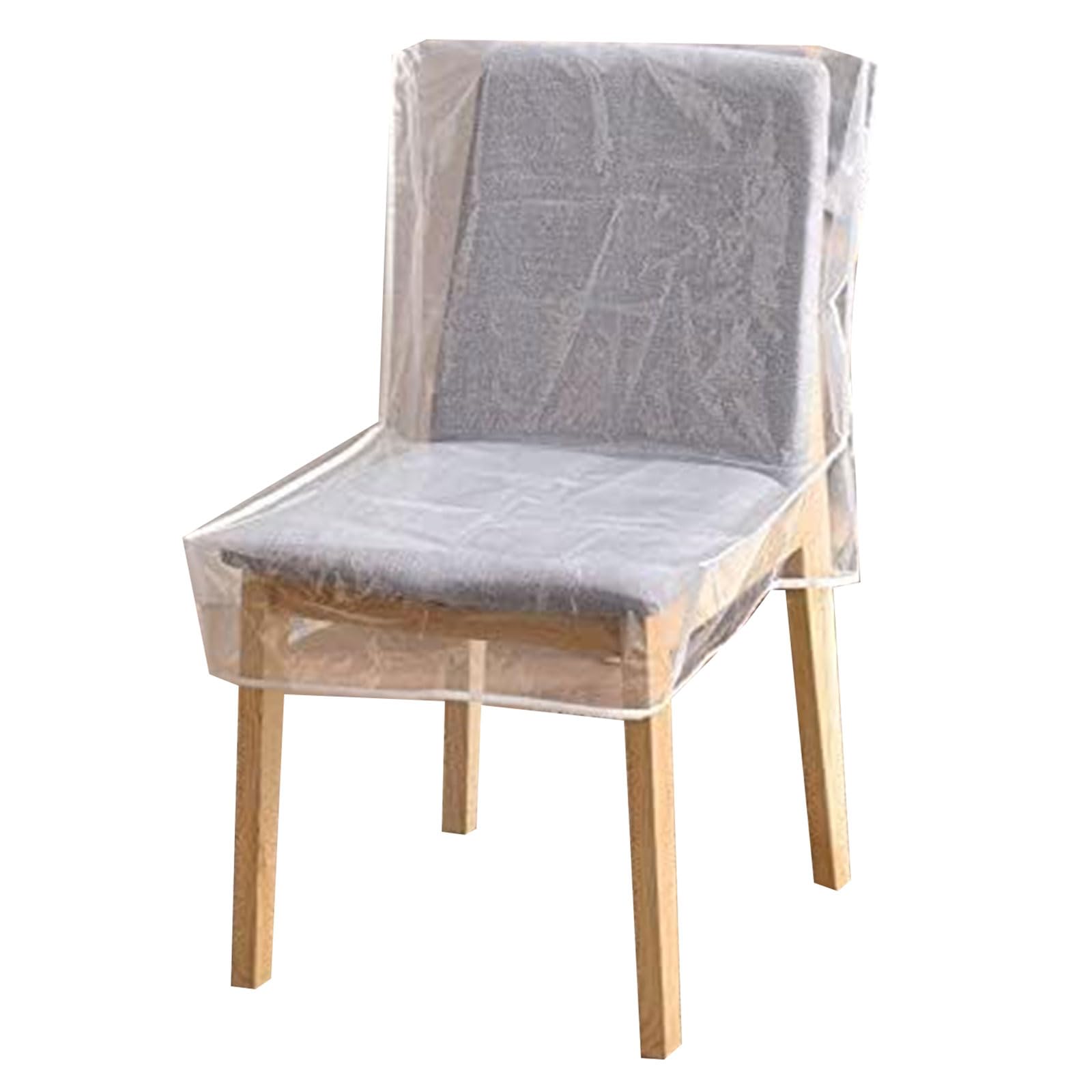 Mllepjdh PVC Chair Protector Sleeve Optional Length for Various Chair Types Guard for Dining Room Slipcover Protector