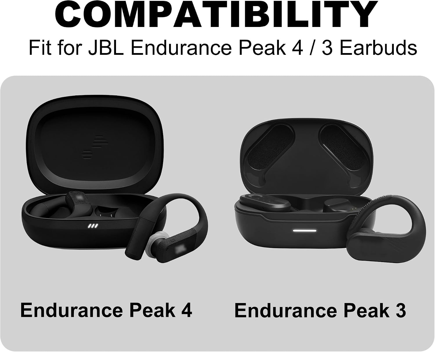 Memory Foam Ear Tips for JBL Endurance Peak 4 / Endurance Peak 3 image 2