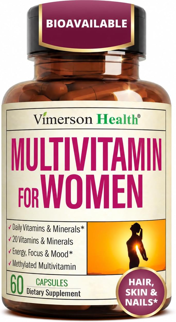 Vimerson Health Women's Daily Multivitamin Multimineral Supplement - 60 Capsules