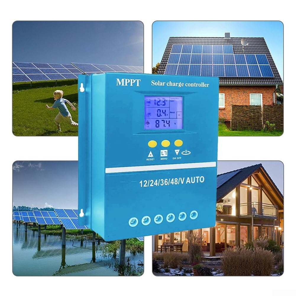 Regulador para carga para Solar MPPT 100A Auto Voltaje Regulador(80A)