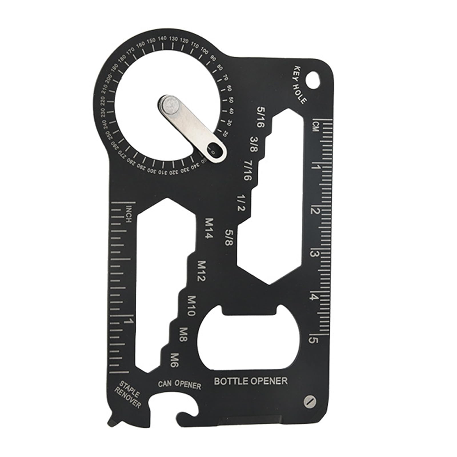 Compacts Measuring Tool Combines Protractors Rulers and Angled Gauges Steel Construction Pocket Sized Angled Finders Rulers Tool