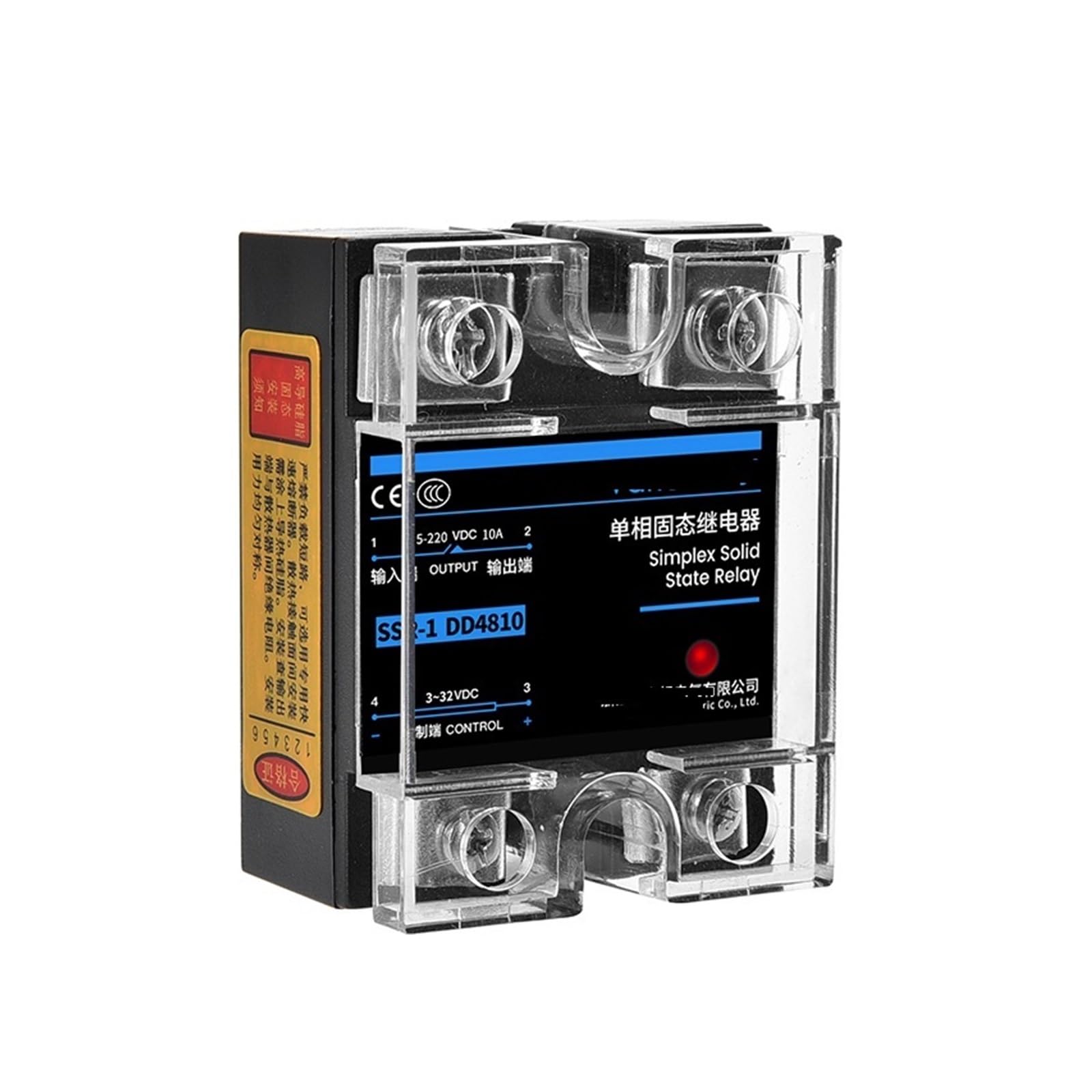 SSR-25DA SSR-40DA SSR-40AA Relè a stato solido monofase 10A 25A 40A 60A 80A 100A 120A DD DA Modulo AA for il controllo della temperatura(DC controlled DC,120A)