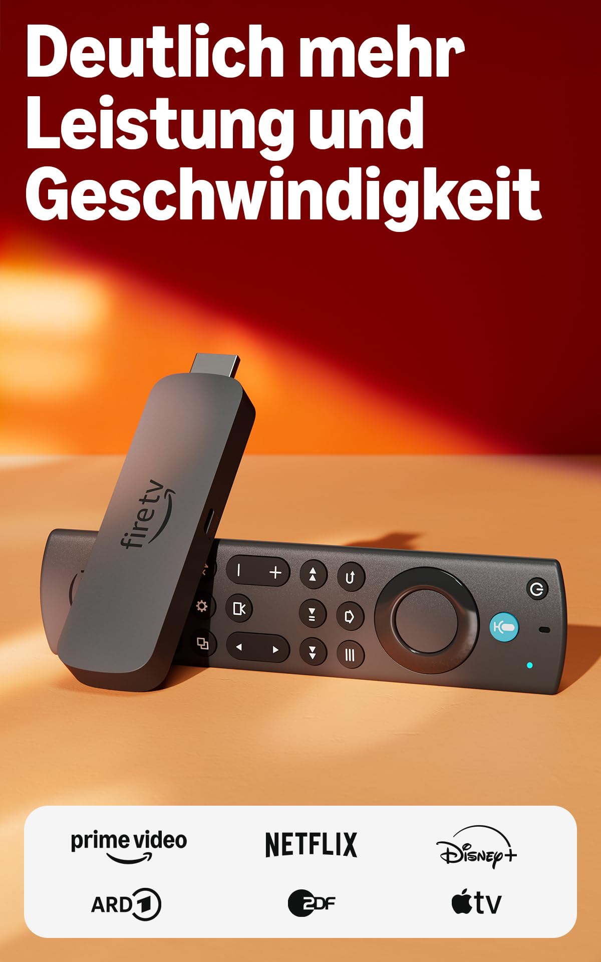 Amazon Fire TV Stick 4K Max (neueste generation), unterstützt Streaming über Wi-Fi 6E, Ambient-TV, finde Serien schneller mit Alexa+ – Ansicht 2