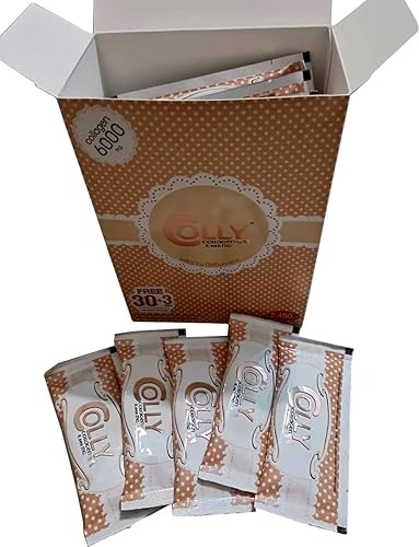 Miniatura 4 de Colágeno Colly Pink 6000mg suplementos dietéticos para piel blanca y brillante (1 caja, 30 bolsas)