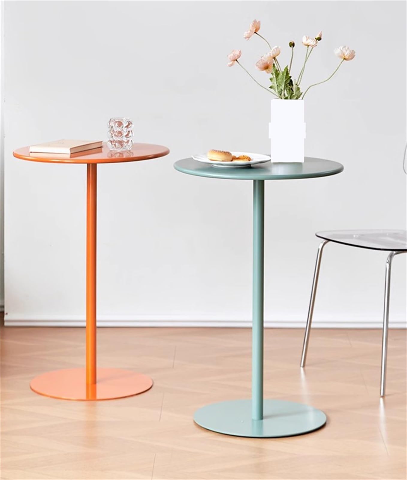 Amazon｜62cm/72cmバー高さラウンドカクテルバーテーブル、背の高い