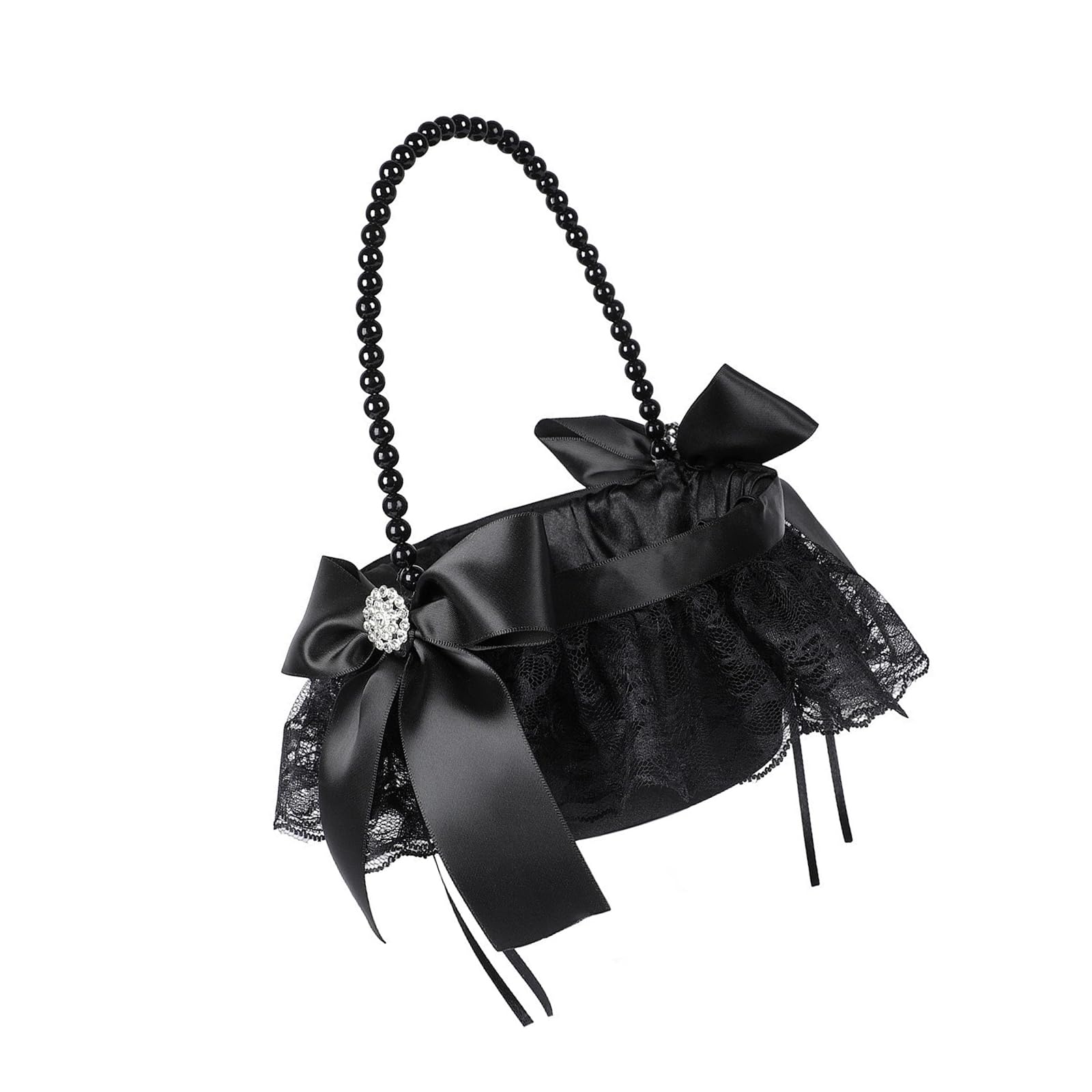 Unique Handheld Basket Feature Hollow Out Design Perfect for Halloween Black Themed Party