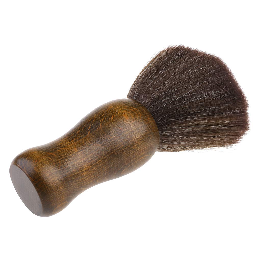 Brosse de nettoyage avec poignée en bois pour disques vinyles LP