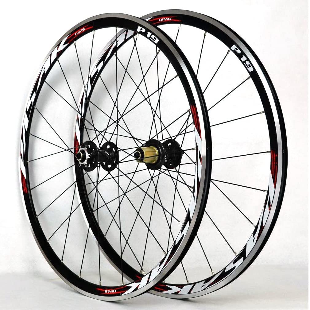 Zestaw kołowy z hamulcem tarczowym, Zestaw kół szosowych 700C, koła szosowe C/V Disc 30 mm, szybkozamykane, do kaset 7-8-9-10-11-biegowych(A red)