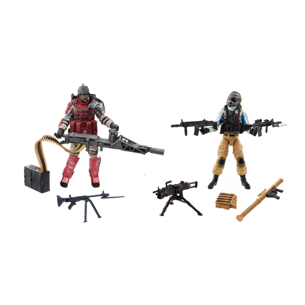 G.I. Joe, 50th Anniversary, Troop Build Up Action Figure Set [Steel