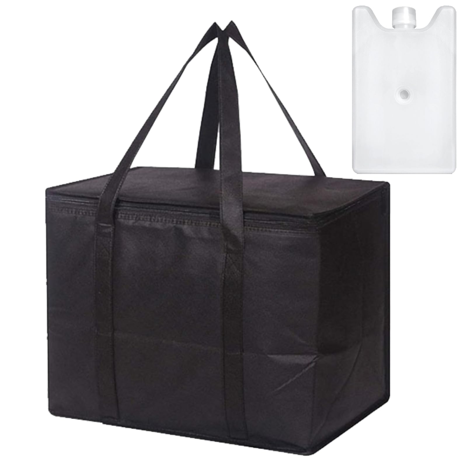 DKDDSSS Bolsa Isotermica Camping, con Caja de Hielo, 35L Bolsa Nevera, Portatil Plegable Bolsa Térmica, Bolsa Comida Térmica, Enfriadora de Alimentos, Bolsa de Picnic, para Playa Compras Picnic