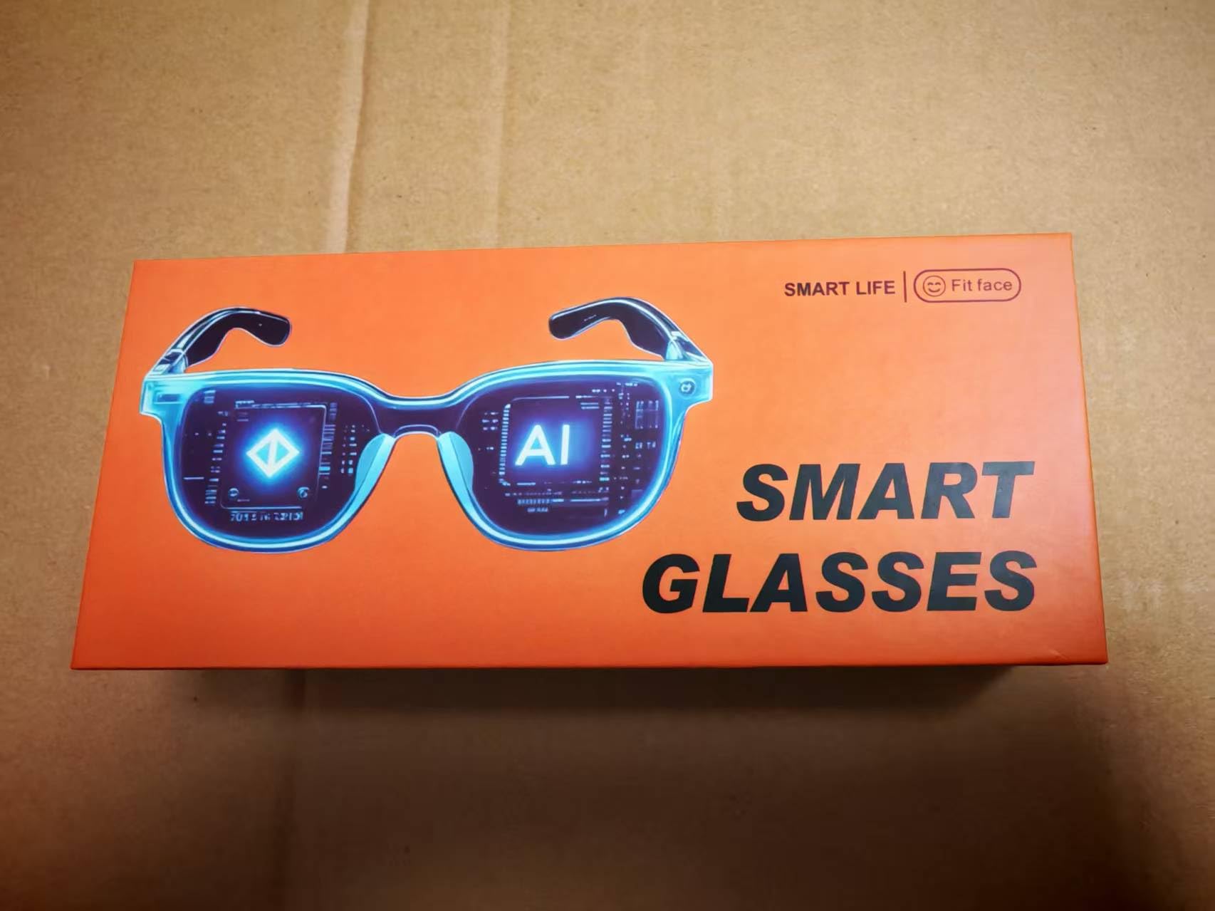 LONGLU Lunettes intelligentes – Traduction IA en temps réel via application, appels Bluetooth 5.4/musique, contrôle tactile léger, lumière bleue et protection UV (monture noire – lentille grise)