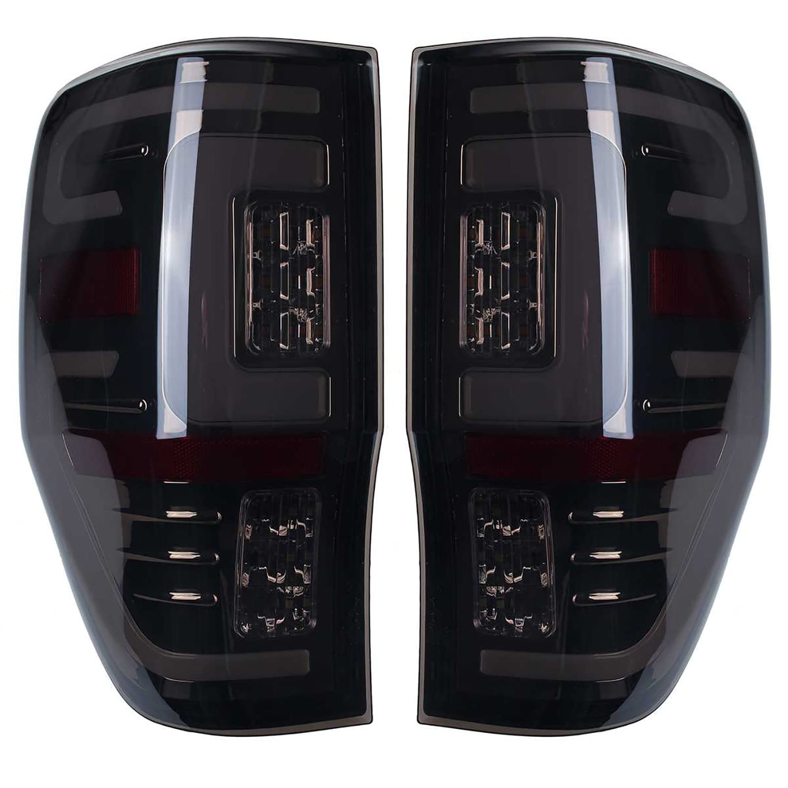 Feu Arrière pour Ford Ranger Raptor T6 T7 PX XL XLT MK1 MK2 2012-2019 LED Lumière De Voiture Feu De Frein Arrière Feu Arrière 1 Paire