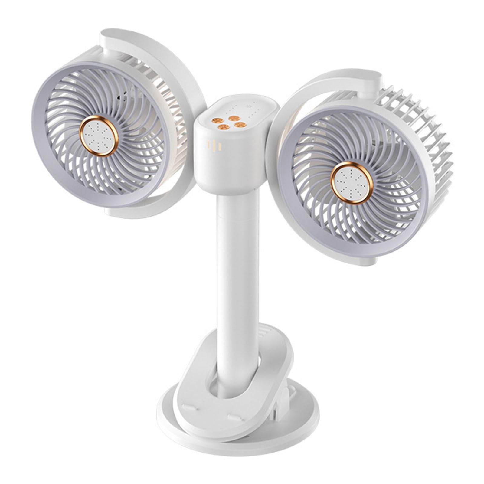 Ventilatore salvaspazio montato a parete per dormitorio Ventilatore circolazione portatile alimentato tramite USB per scrivania da ufficio Soluzione raffreddamento per camera da letto Scrivania