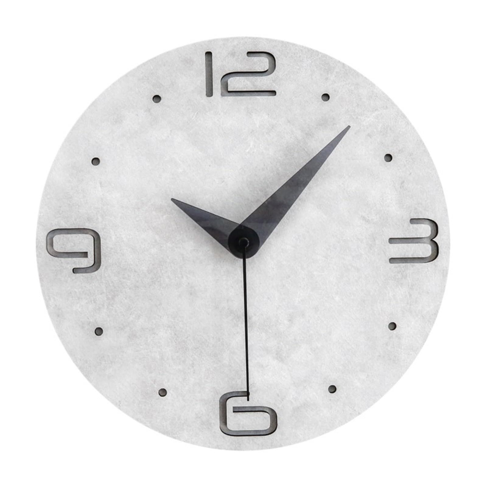 Cucina Orologio da parete rotondo, design silenzioso, stile moderno minimalista, alimentato a batteria Decorazioni per interni(15 inches)