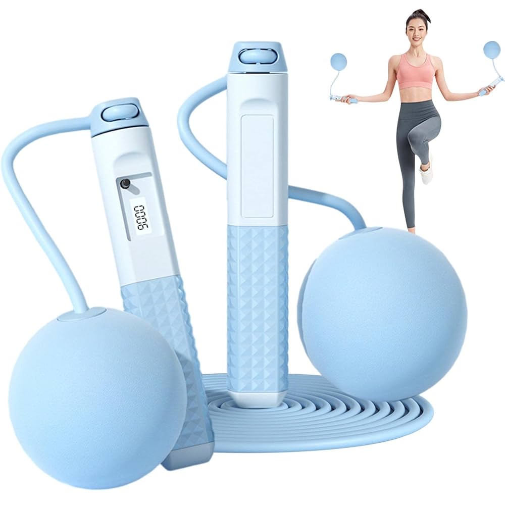 Amazon | 女性縄跳びボール | 本体 筋トレ コードレスなわとび