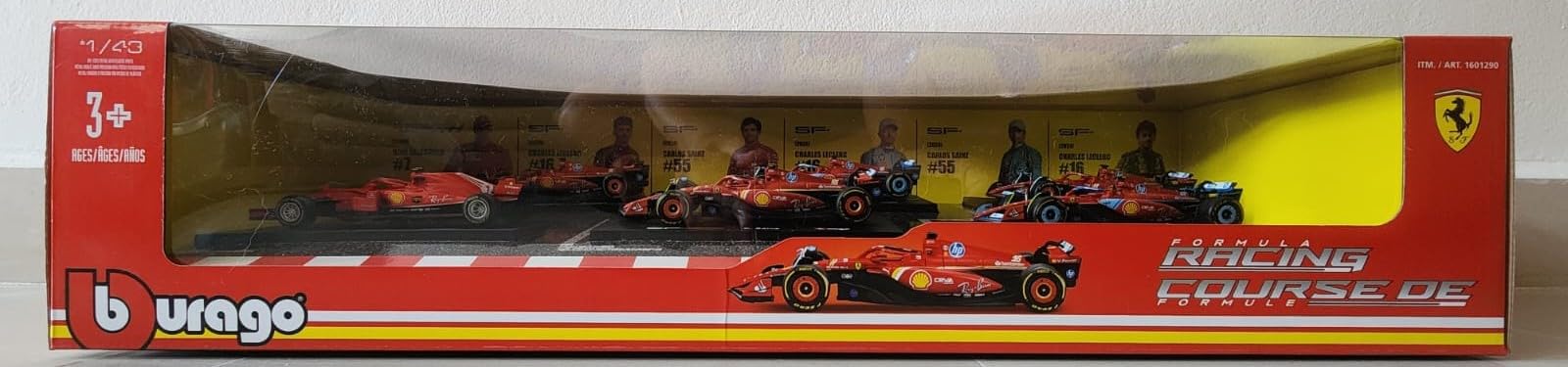 Ferrari Racing Formula 1 F1 1:43 Scale Die-Cast 6 Cars Set Exclusive (2023)