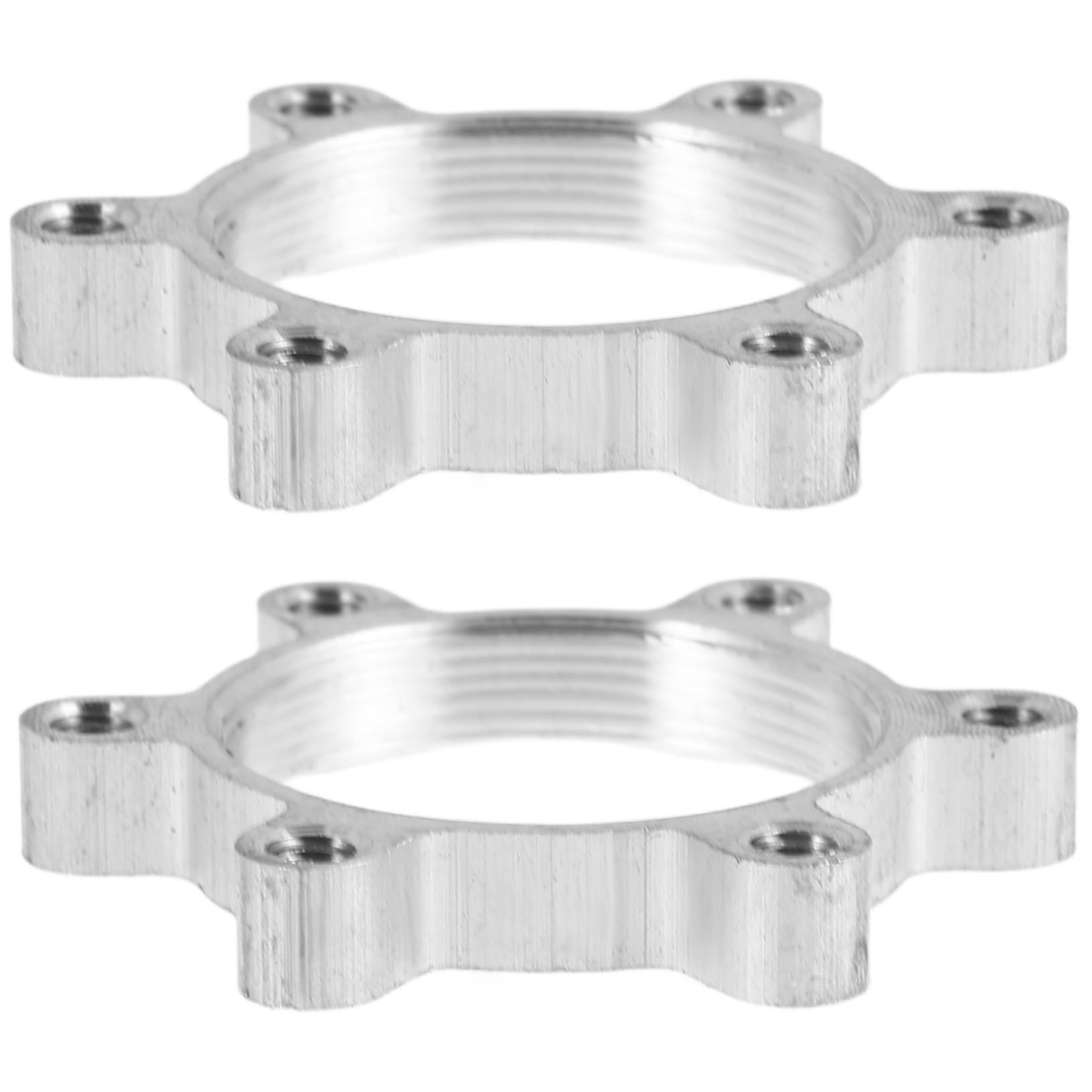 Milisten Disc Flange Adapter for Bicycle 48mm Threaded Hub Disc Brake Converter Durable Metal Construction