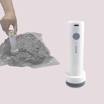 Cordless Electric Vacuum Pump for Vacuum Storage Bags Travel Air PUMStorage Bags Not Included in This Package