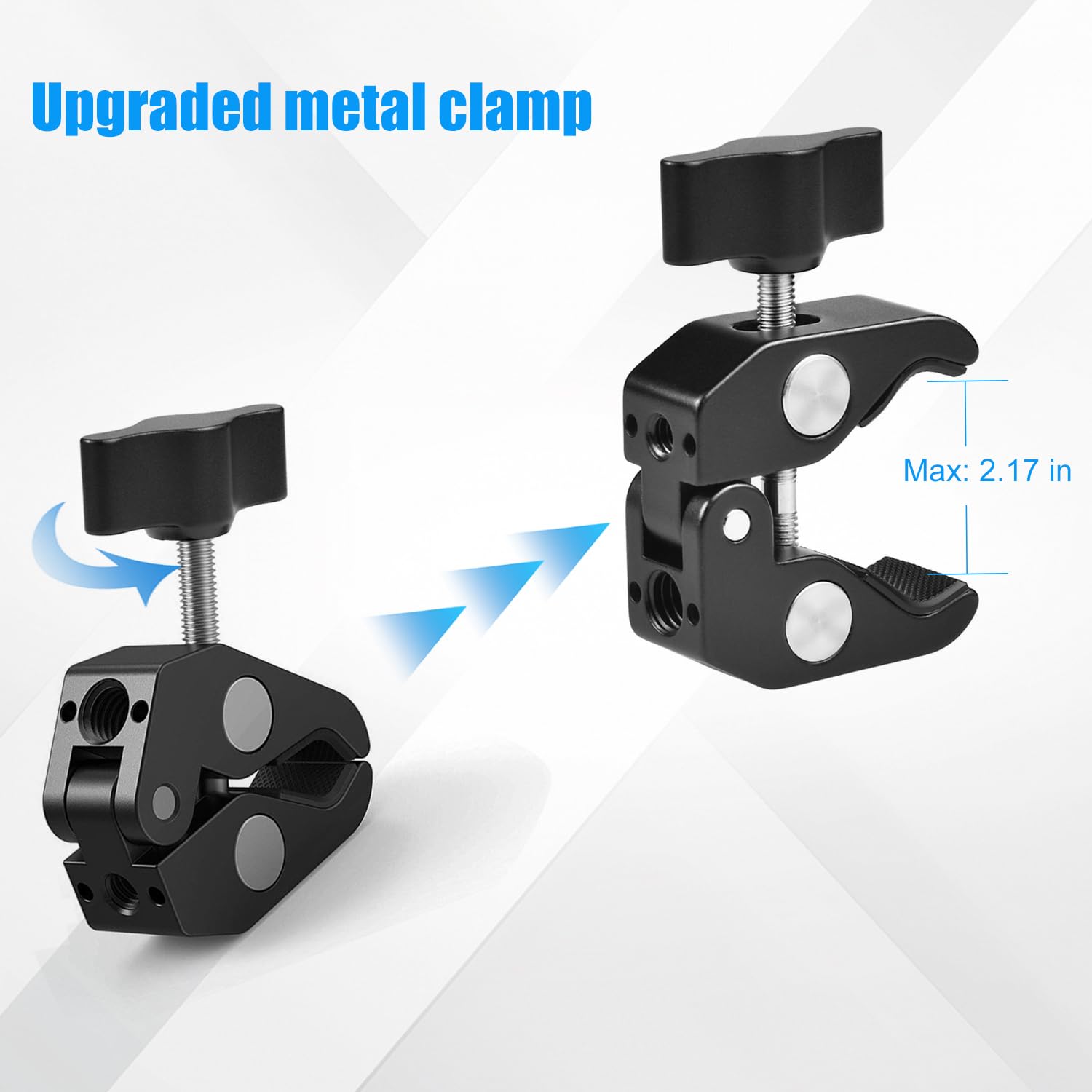 Un soporte de teléfono de pilar, con asa de agarre para coche, soporte de clip para camión, camioneta, SUV, furgoneta, excavadora, cargador frontal, Jeep, apto para iPhone, Samsung y todos