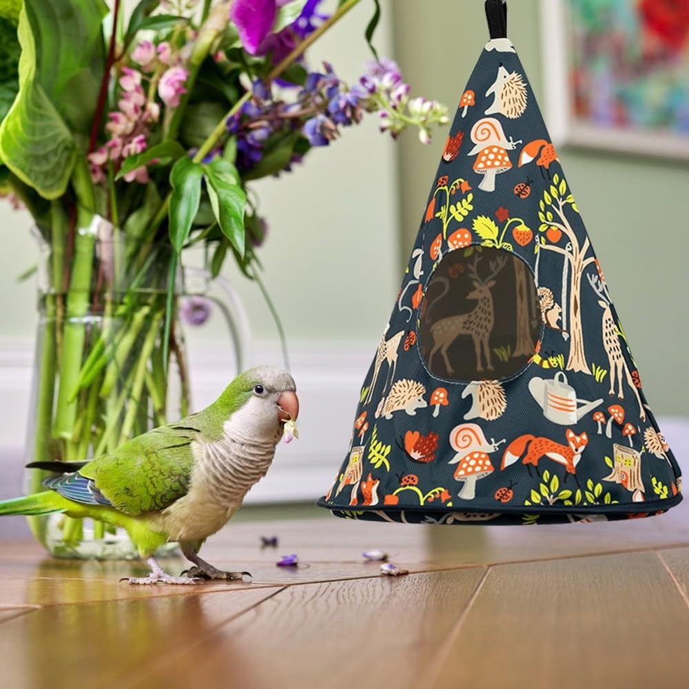 Hängendes Vogelbett Hängender Vogelkäfig Papagei Produktbild-Vorschau 11