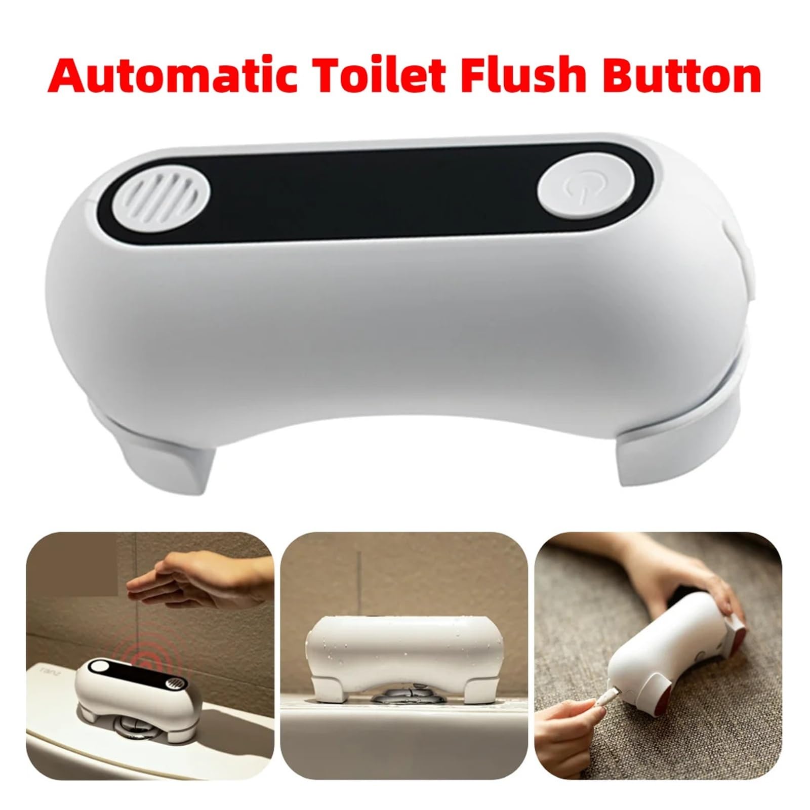 Fluxómetro manual para inodoro Botón De Descarga Automática For Inodoro Con Sensor Infrarrojo Y Sin Contacto Que Elimina El Olor