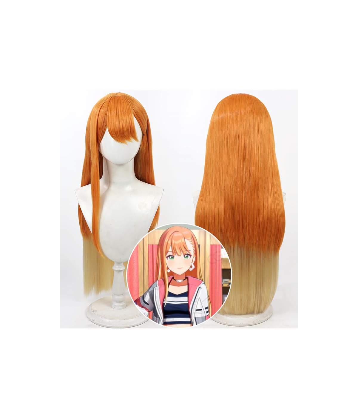 Amazon.co.jp: 学マス 紫雲清夏 しうん すみか コスプレ ウィッグ耐熱