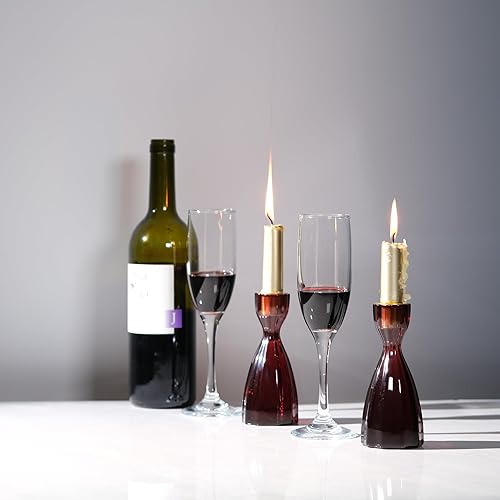 Miniatura 3 de Twizzle Twist Candelabro decorativo para exhibición de mesa, decoración romántica, decoración única para el hogar, regalo de inauguración