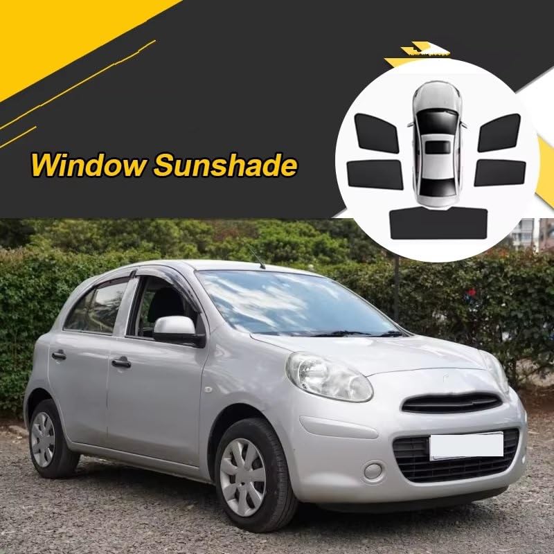 Visière auto Nissan Micra isolation thermique toit contre surchauffe pare-soleil - 3
