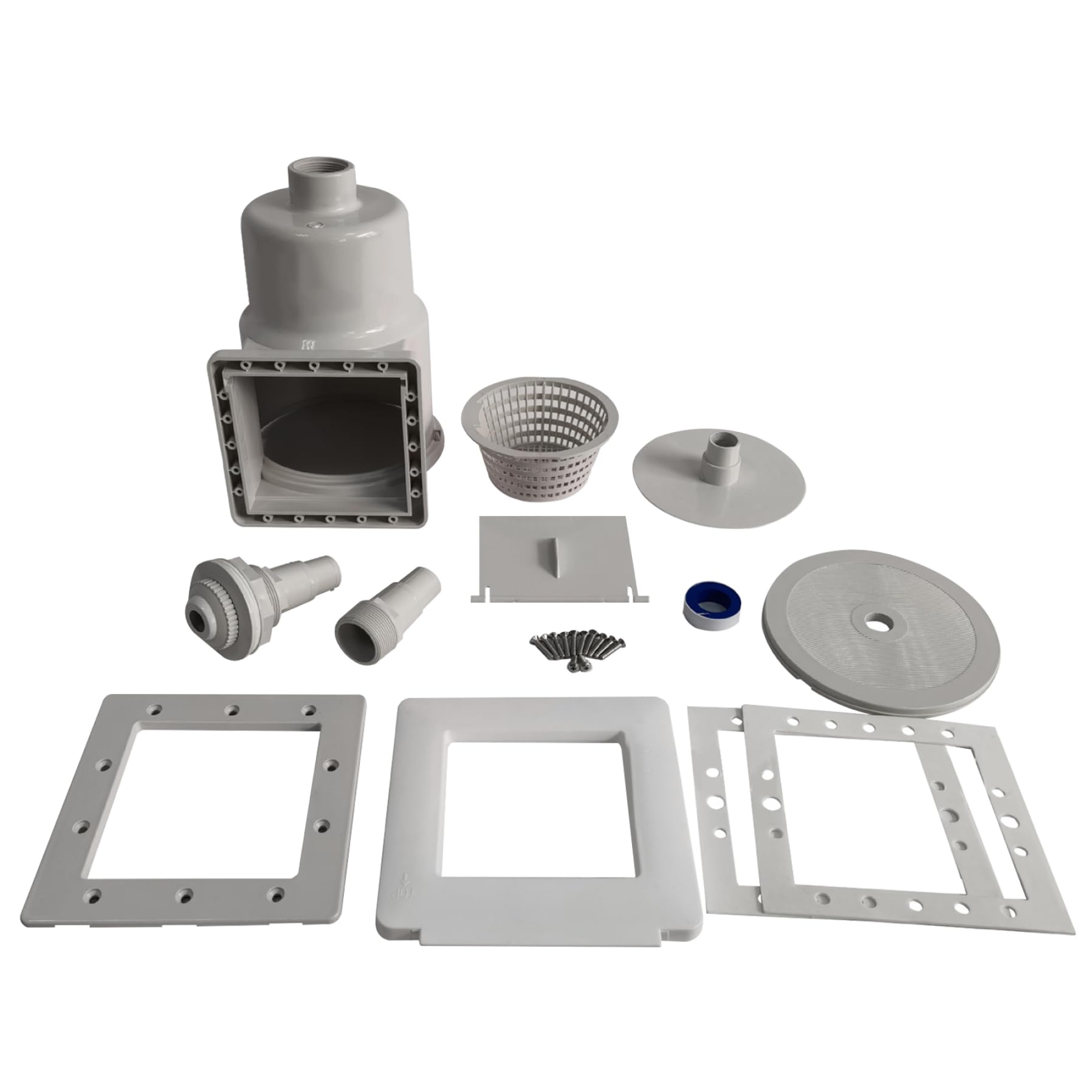 Skimmer per Piscina Fuori Terra Skimmer di Ricambio in ABS per Piscina per rimozione detriti di Foglie Accessori Fuori Terra