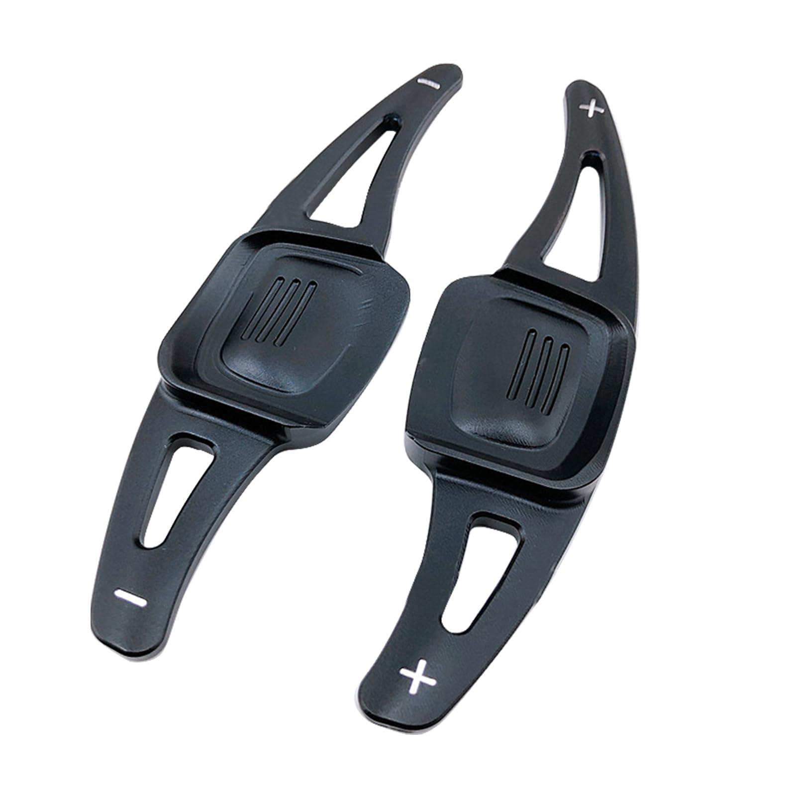 JOJOCY Extension de levier de vitesse au volant pour VW Golf 8 MK8 2019-2024, en alliage d'aluminium pour VW Golf 8 MK8 Tiguan CC Touran L Teramont Phaeton Lamando (noir)