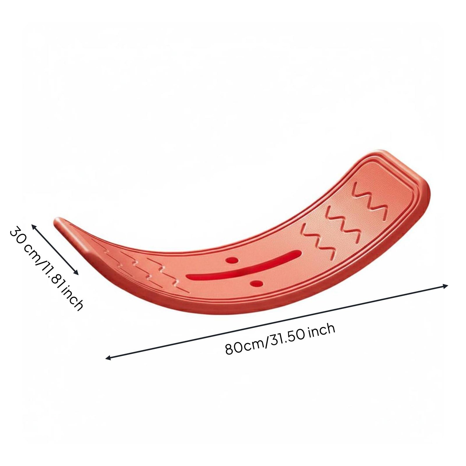 Tabla de Equilibrio Infantil Tabla Curva Tabla Balancín Tabla Oscilante con Bordes Redondeados y Base Estable en HDPE para Integración Sensorial y