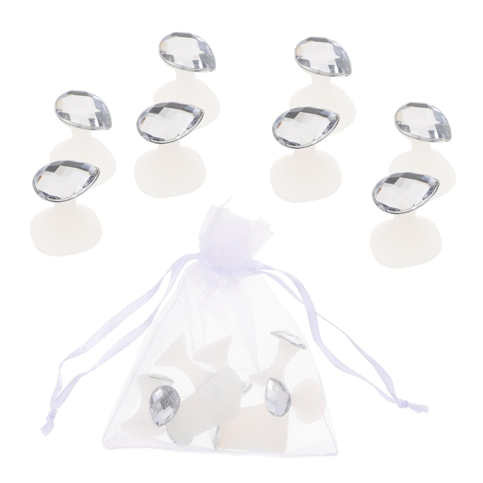 VICASKY Manicure Tool 16pcs Toe Dividers Silicone Toe Separators Easy to Use and Durable