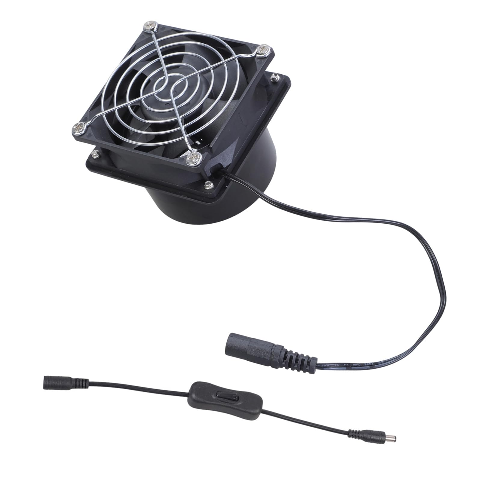 Kaeltsyn 8Cm 3800 Rpm 12V Exhaust Fan With Switches For Powerful Ventilation In Workshops