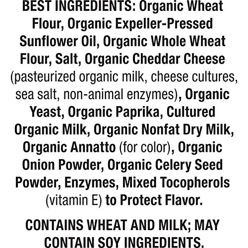 Annie\'s Organic Cheddar Squares Baked Snack Crackers, 11.25 oz - Thumbnail 3