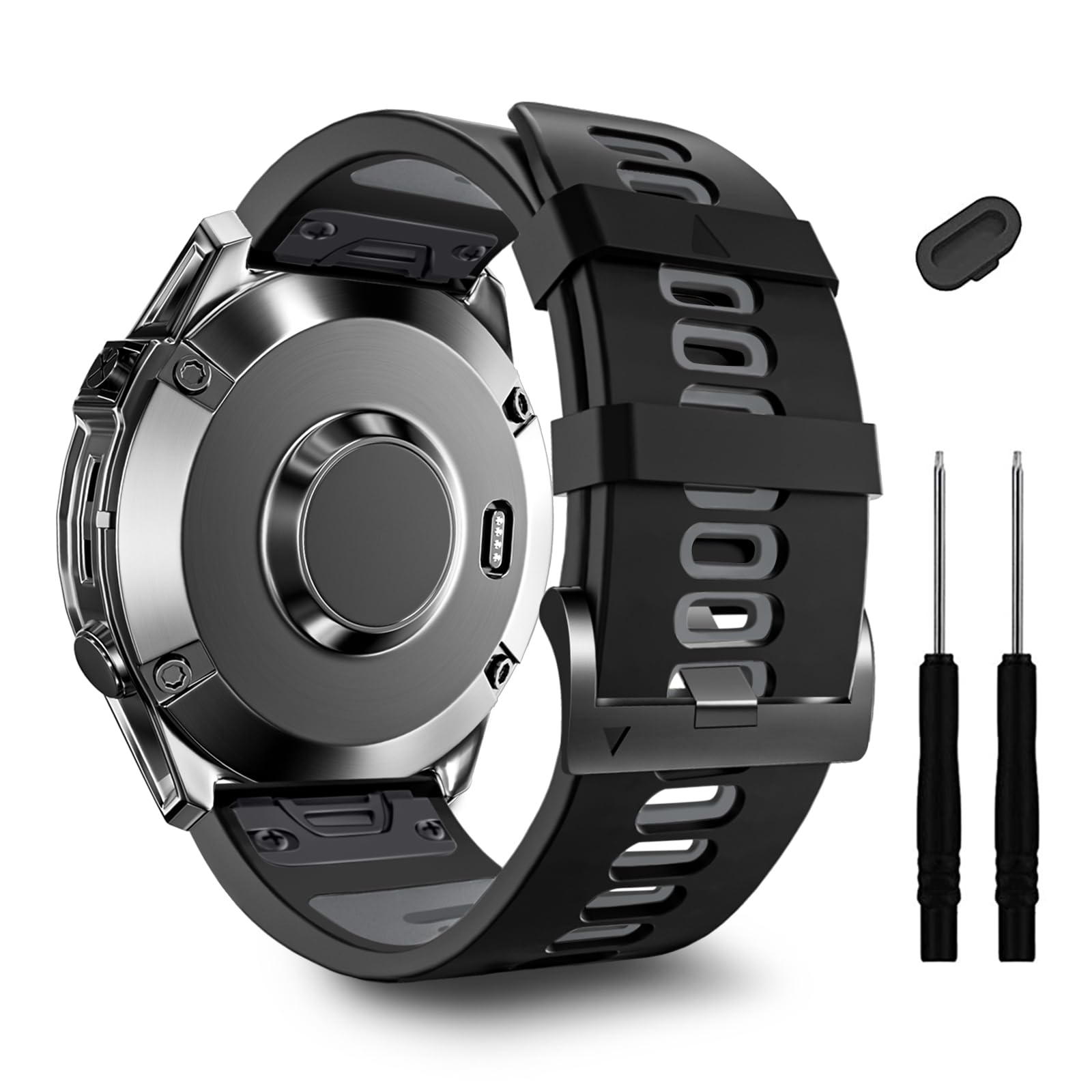 Amazon.com: ZPJPPLX 22mm Sport Silicone Band Compatible with