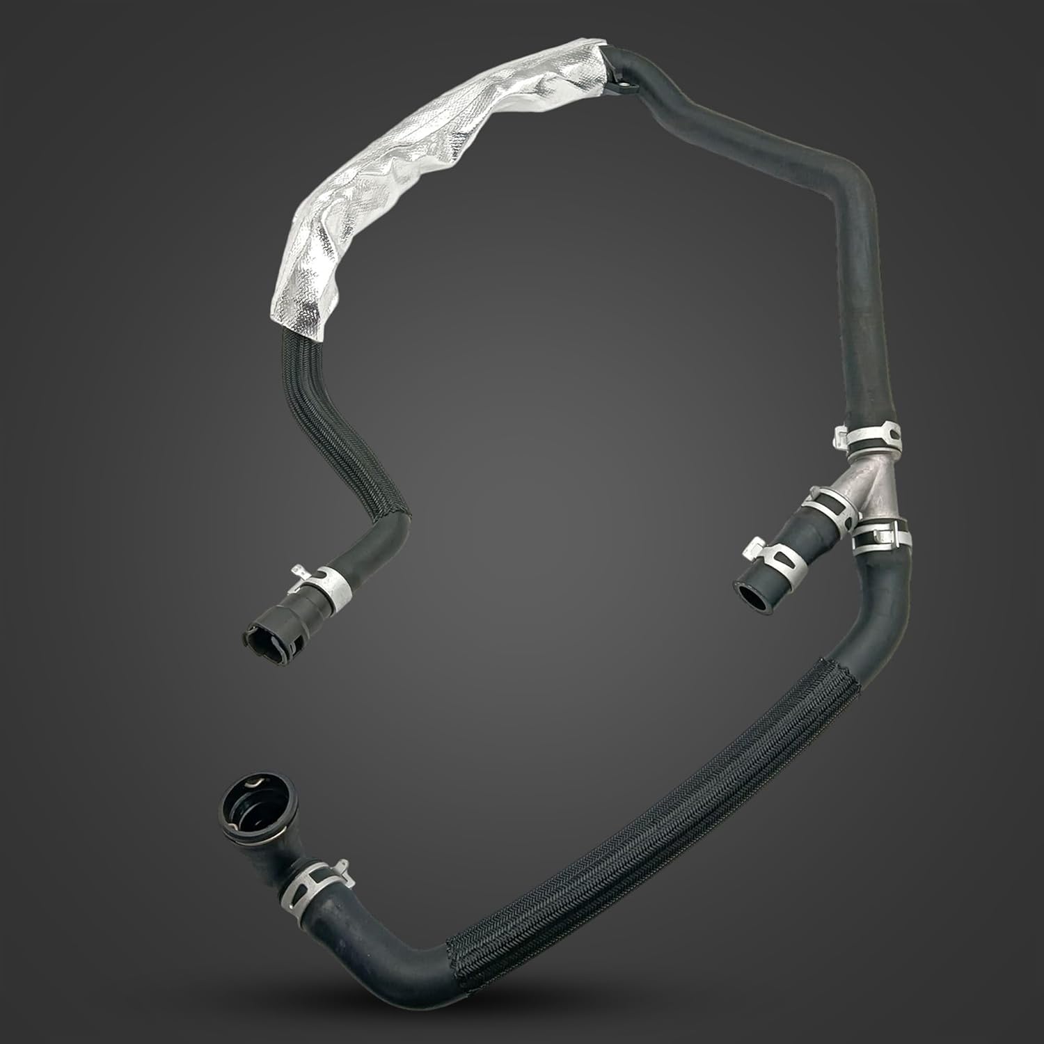 Engine Heater Hose Assembly Outlet 626-620 KH576 w/Clamps Compatible with Ford F-150 2011 2012 2013 2014 (V6 3.5L) BL3Z18472J