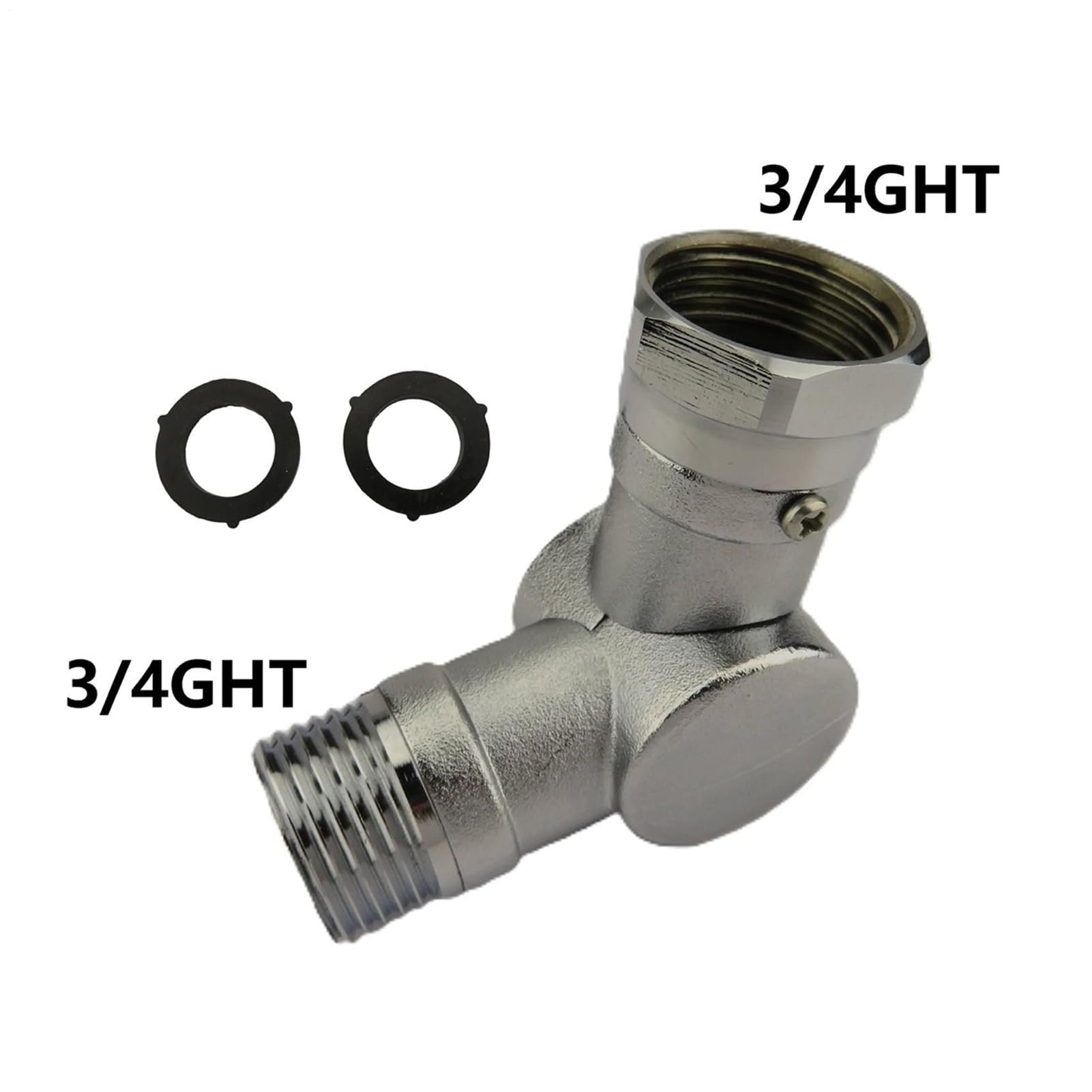 Adapter węża ogrodowego, obrotowy o 180° i 360°, regulowane złącze kranu do nawadniania ogrodu, czyszczenie basenu zewnętrznego, trwałe i szczelne rozwiązanie do nawadniania
