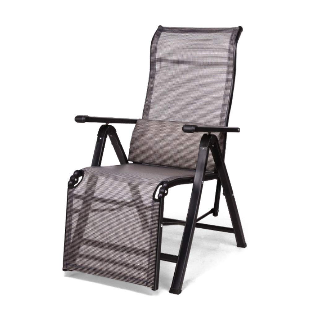 Chaise Longue Pliante et Inclinable de Jardin pour Pelouse Extérieure