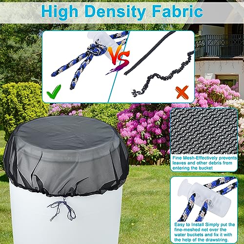 Mesh Cover For Rain Barrel 2pc Rain Barrel Screen