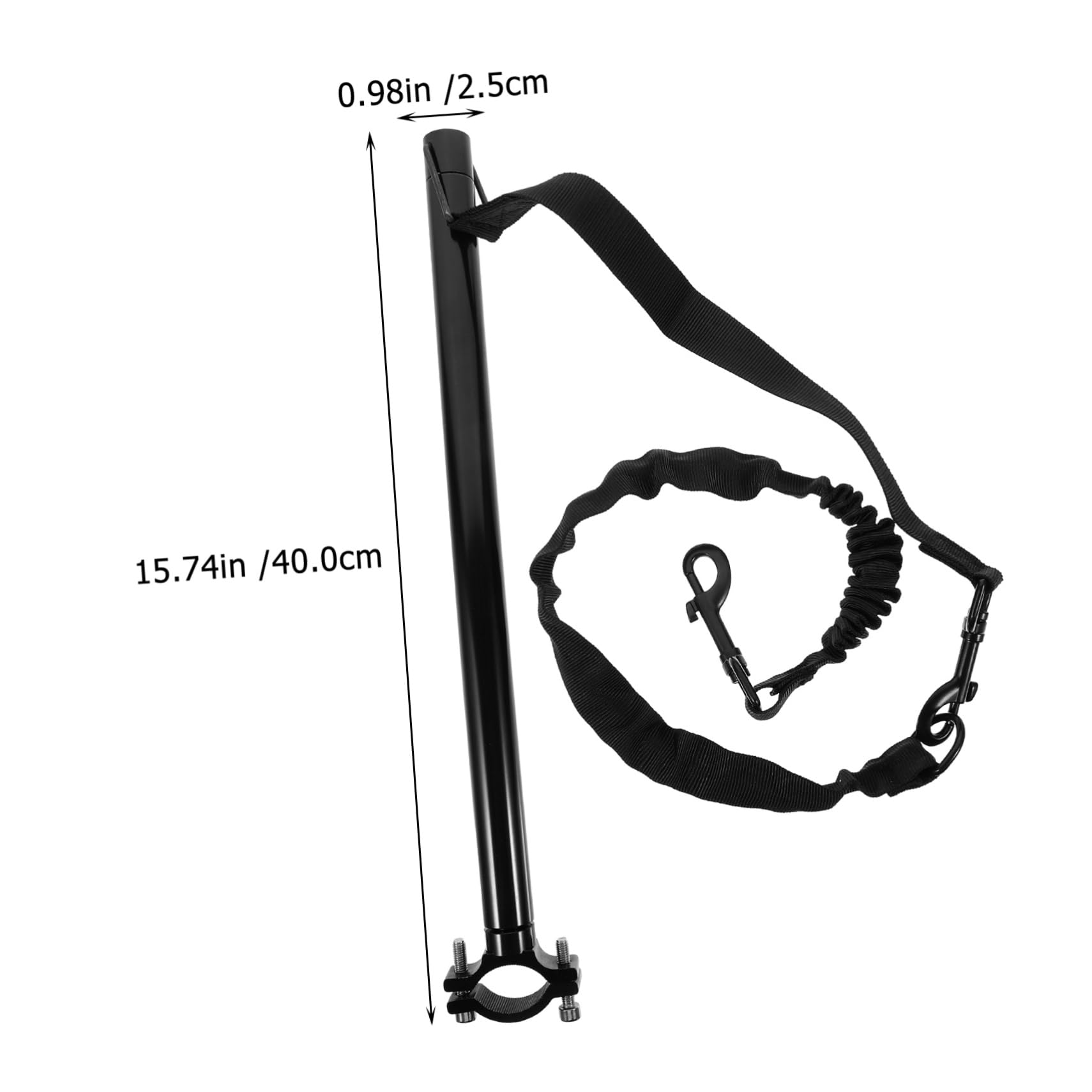 Toddmomy 1 Set Dog Training Leash for Bicycles Black Pet Traction Rope for Walking and Riding for Active Dog Owners