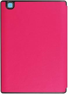 E-Reader Cover for Kobo Aura One N709 7.8",Ultra Thin Slim Lightweight Leather Case for Kobo Aura One 7.8 inch ereader (Peach Red)
