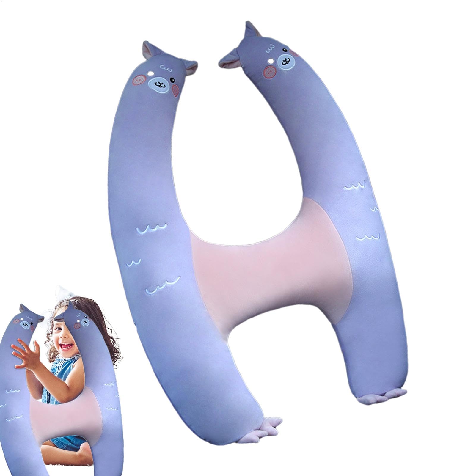 Oreiller de voyage en H et support de tête ergonomique pour dormir en voiture