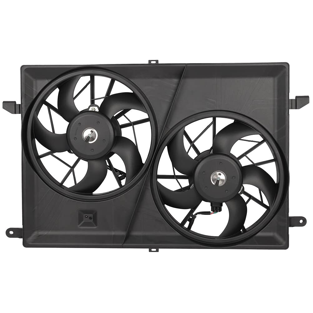 Photo 1 of *Piece broken* SCITOO Engine Radiator Condenser Cooling Fan Assembly Compatible with Chevrolet & for GMC & for Buick & for Saturn Models, for Traverse 2009-2017, for Acadia 2007-2016, for Outlook 2007-2010