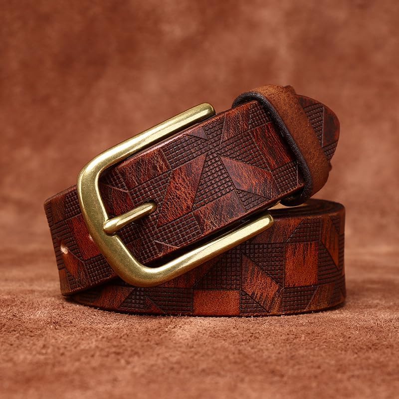 Belt for Men Men's Dress Casual Belt Adjustable Belts Cowhide Belt Men 100cm,105cm,110cm,115cm,120cm,125cm,130cm4