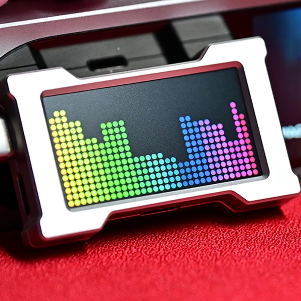 Hub USB alla moda con 2-3 porte - 8K, alimentazione indipendente, display integrato per migliorare l'atmosfera delle configurazioni desktop in argento.