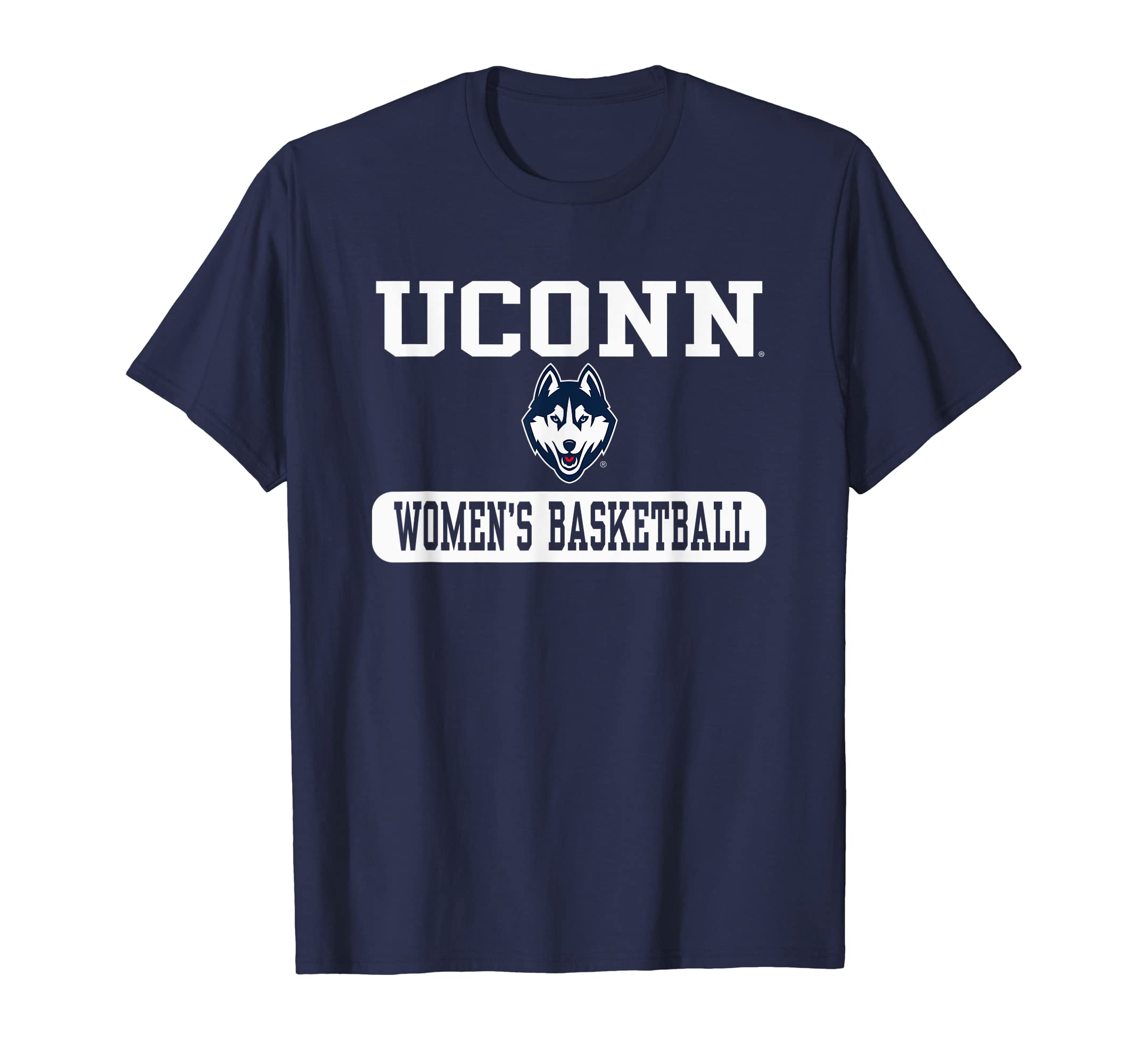 Elite AuthenticsConnecticut Huskies Women's Basketball T-Shirt, Blue, Small, Short Sleeve, Crew Neck, Classic FitOEKO-TEX STANDARD 100