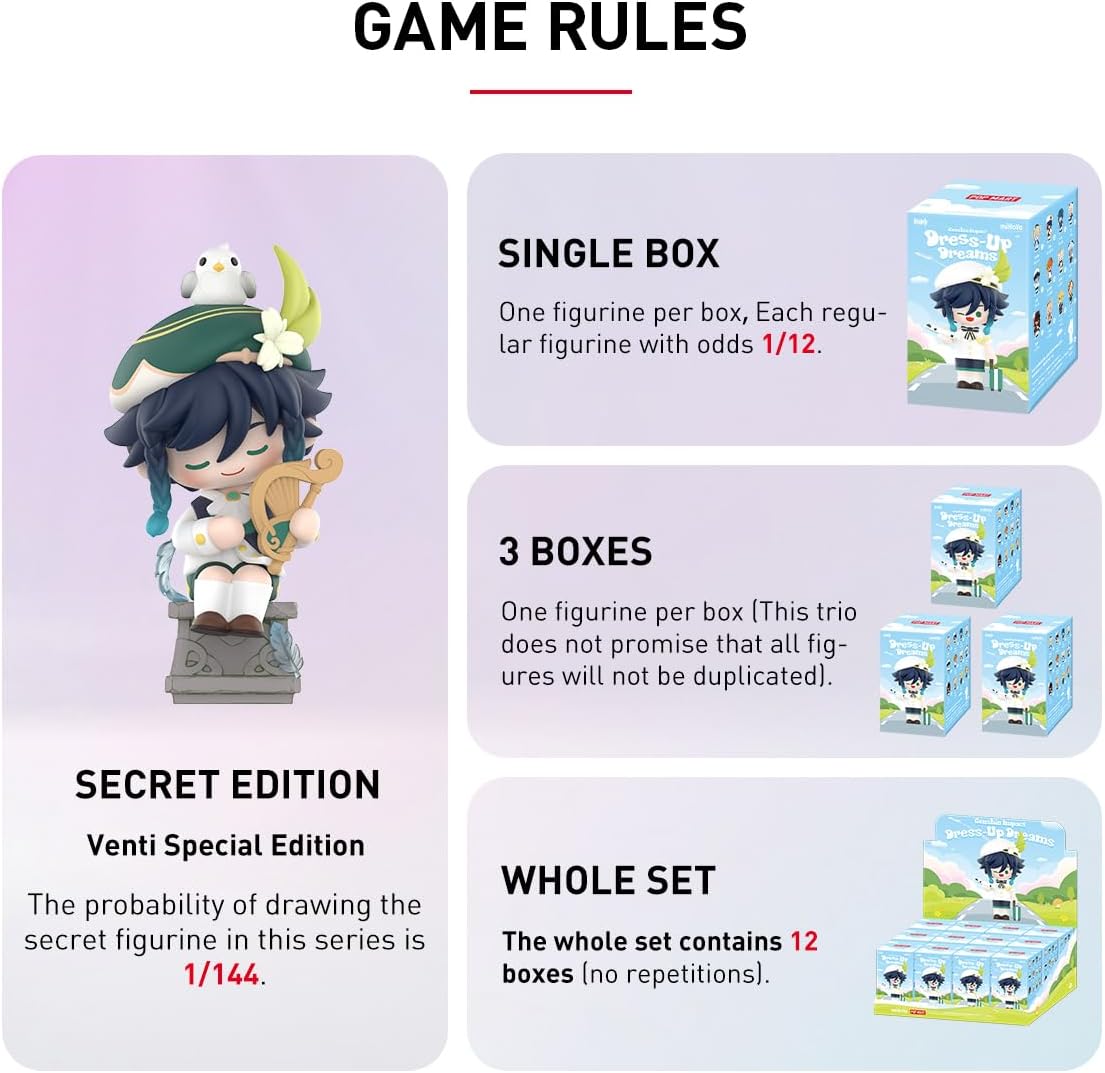 POP MART 原神 ドレスアップ ちびシリーズアソートボックス 12ピース Amazon | POP MART 原神 ドレスアップ ドリーム ちびシリーズ